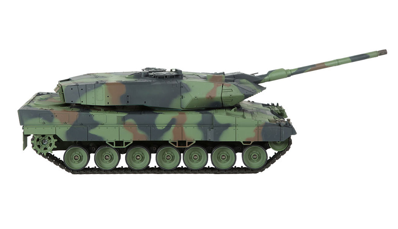 Leopard 2A6 RC Panzer tarn 1:16 schussfhig Rauch & Sound RTR Bild 2