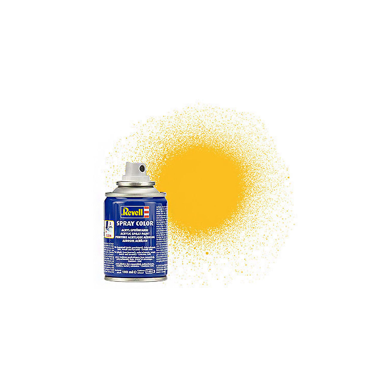 Revell Acryl Spray Color Sprhdose Gelb matt 100ml 34115