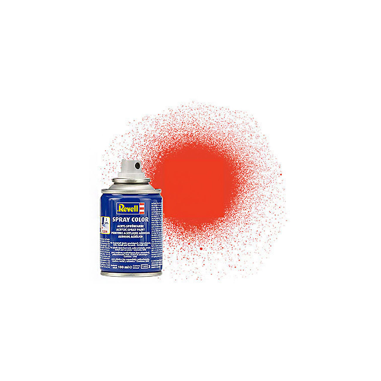 Revell Acryl Spray Color Sprhdose Leuchtorange matt 100ml 34125