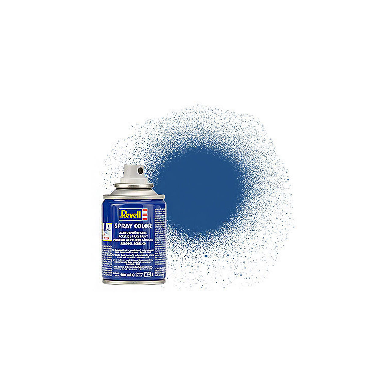 Revell Acryl Spray Color Sprhdose Blau matt 100ml 34156