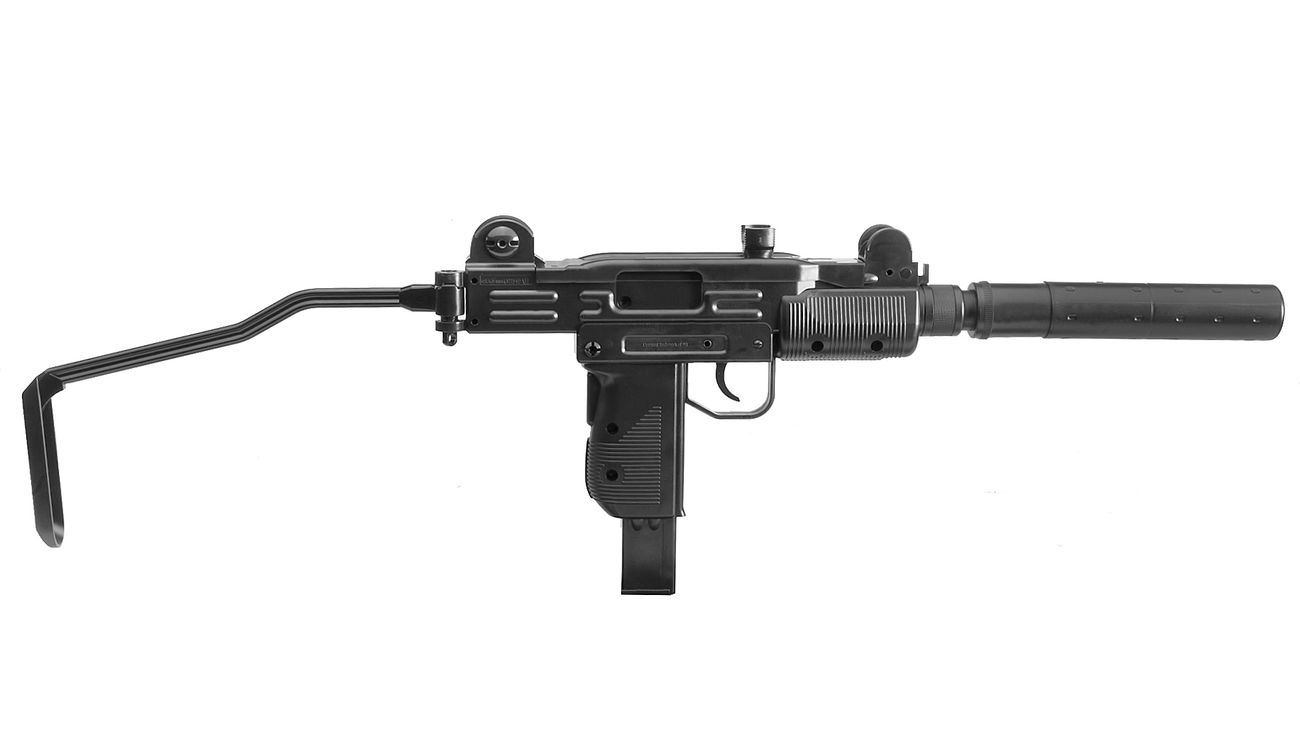 IWI Mini UZI CO2 Maschinenpistole 4,5 mm BB schwarz blowback Bild 2
