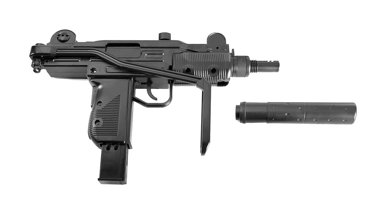 IWI Mini UZI CO2 Maschinenpistole 4,5 mm BB schwarz blowback Bild 3