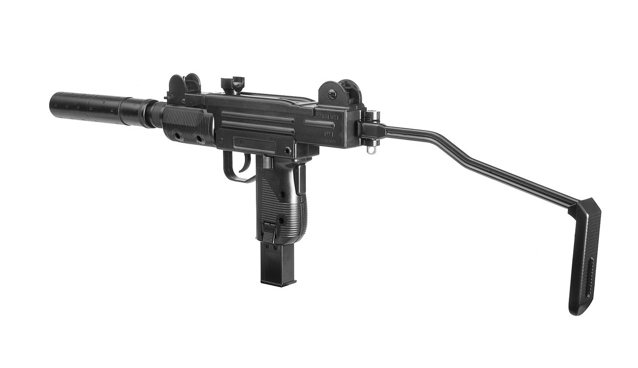 IWI Mini UZI CO2 Maschinenpistole 4,5 mm BB schwarz blowback Bild 5