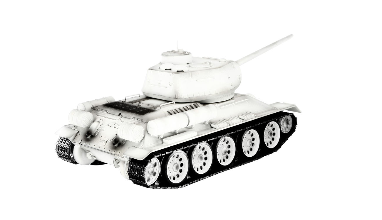 Torro RC Panzer T34/85 Pro Edition 1:16 schussfhig RTR Schneetarn camo Bild 2