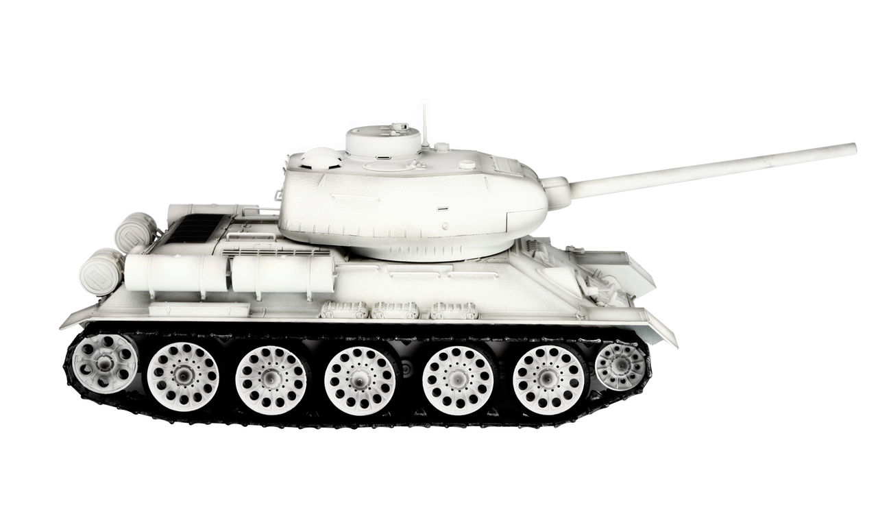 Torro RC Panzer T34/85 Pro Edition 1:16 schussfhig RTR Schneetarn camo Bild 3