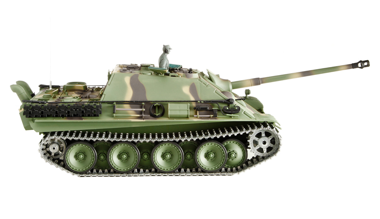 RC Panzer Jagdpanther G Metallketten 1:16 schussfhig RTR tarn Bild 3