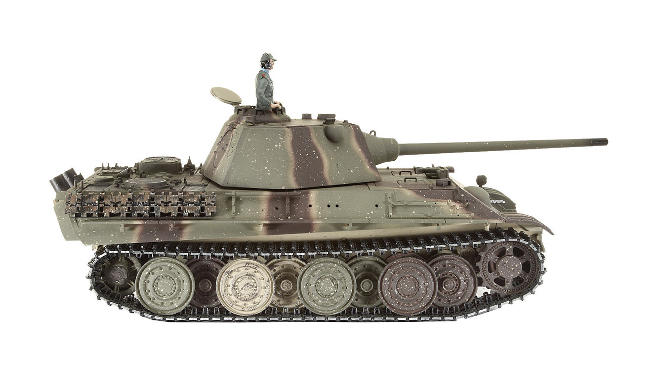 Torro RC Panzer Panther F Pro Edition 1:16 schussfhig RTR Airbrush camo Bild 3