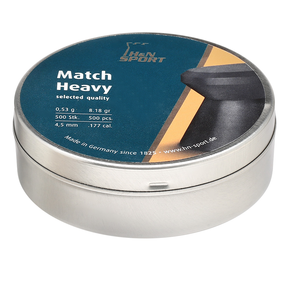 H&N Flachkopf-Diabolos Match Heavy 4,5mm 500 Stck Bild 1