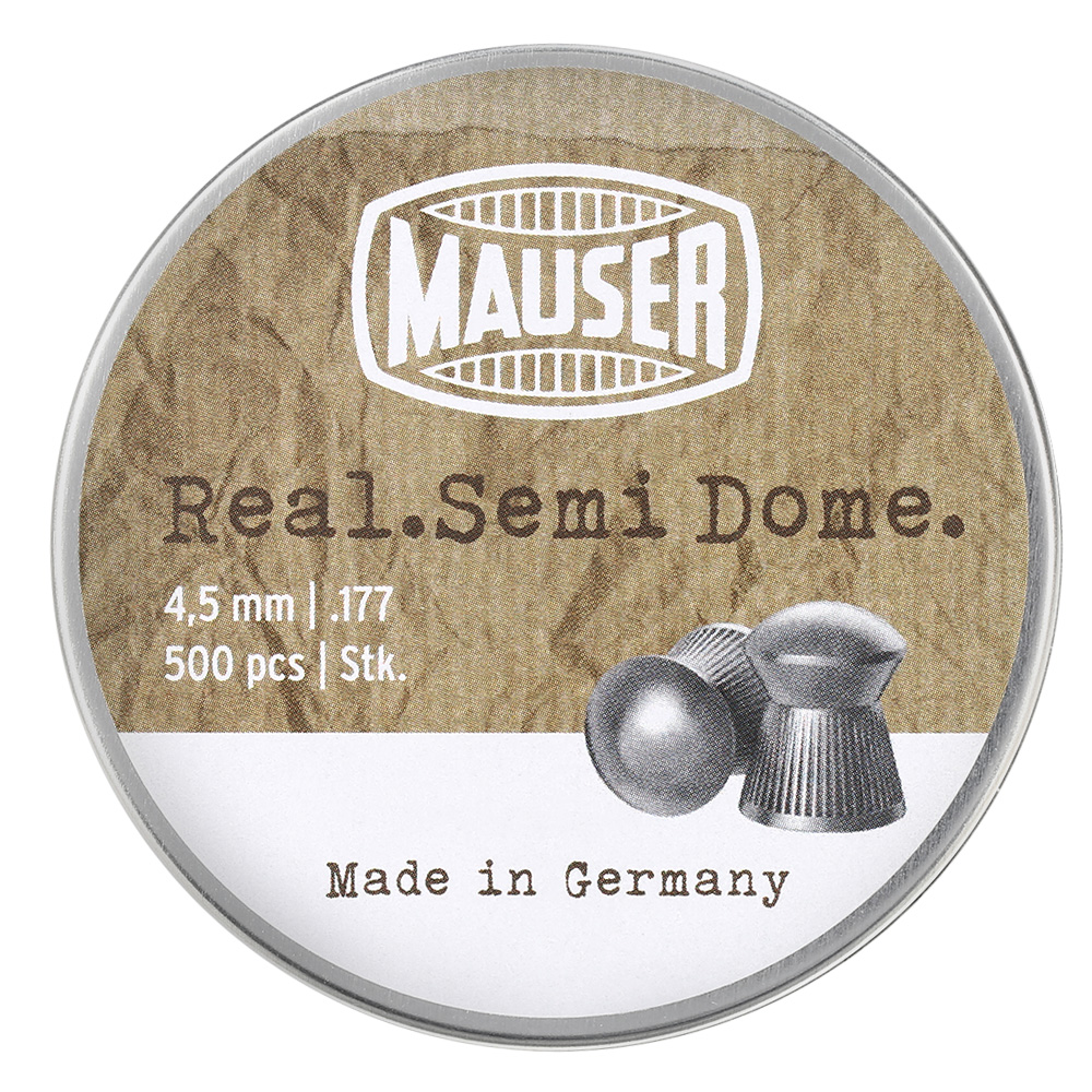 Mauser Diabolos Real Semi Dome 4,5 mm Rundkopf 500 Stck Bild 3
