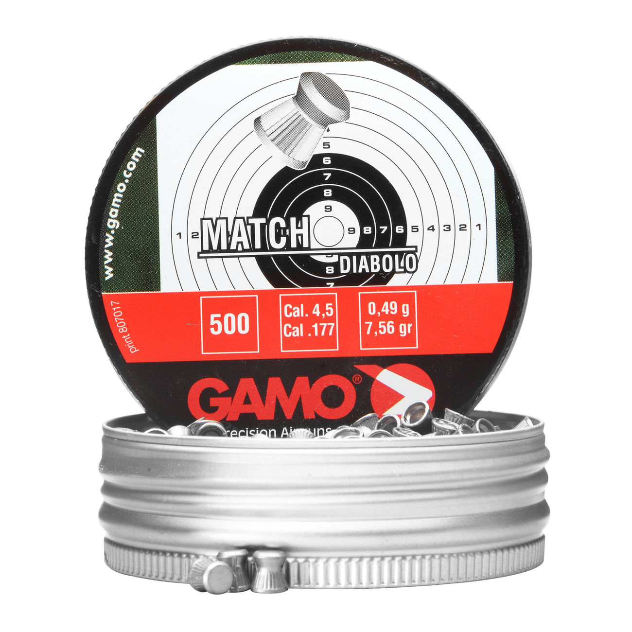 Gamo Flachkopf-Diabolos Match 4,5mm 500 Stck