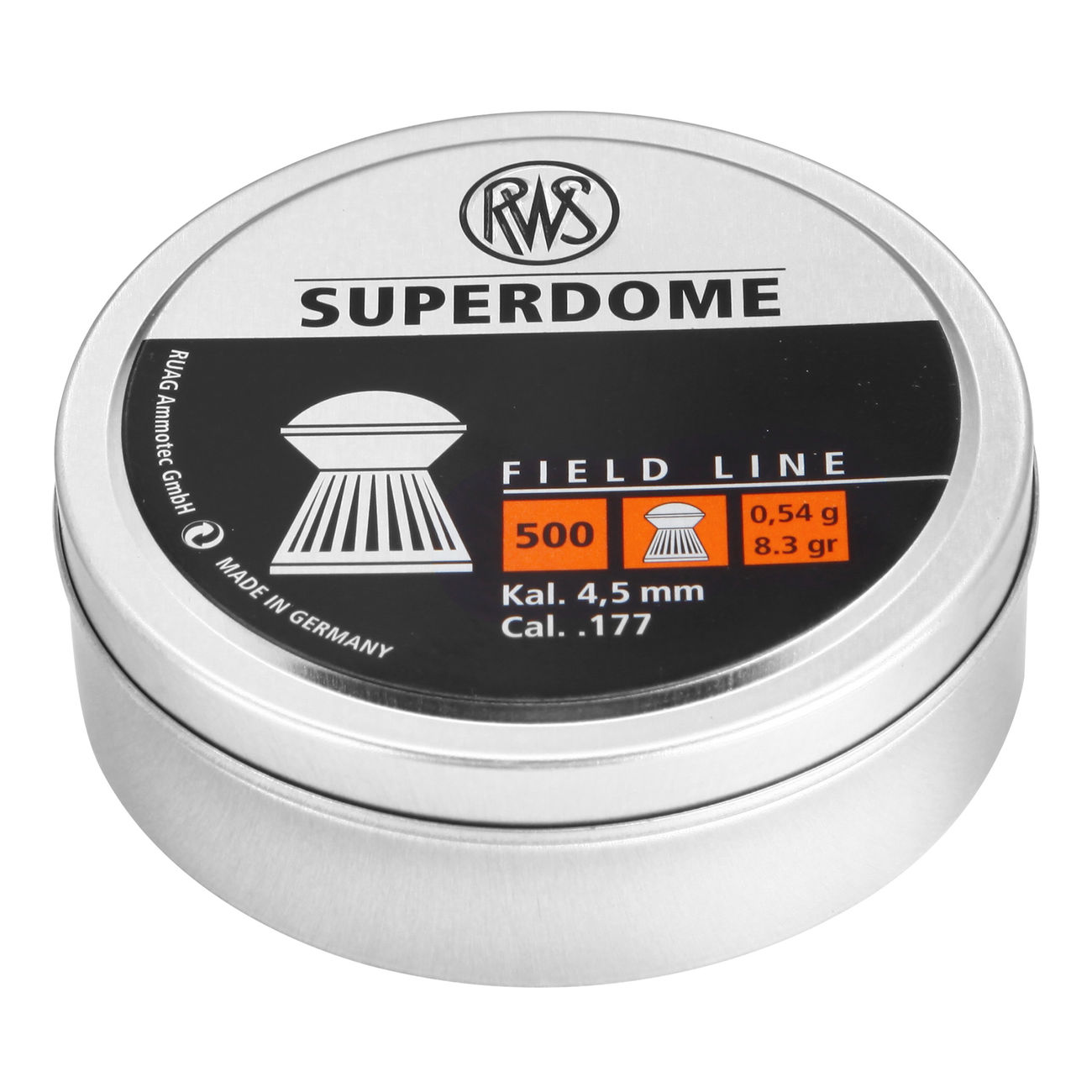 RWS Rundkopf-Diabolos Superdome 4,5mm 500 Stck Bild 1