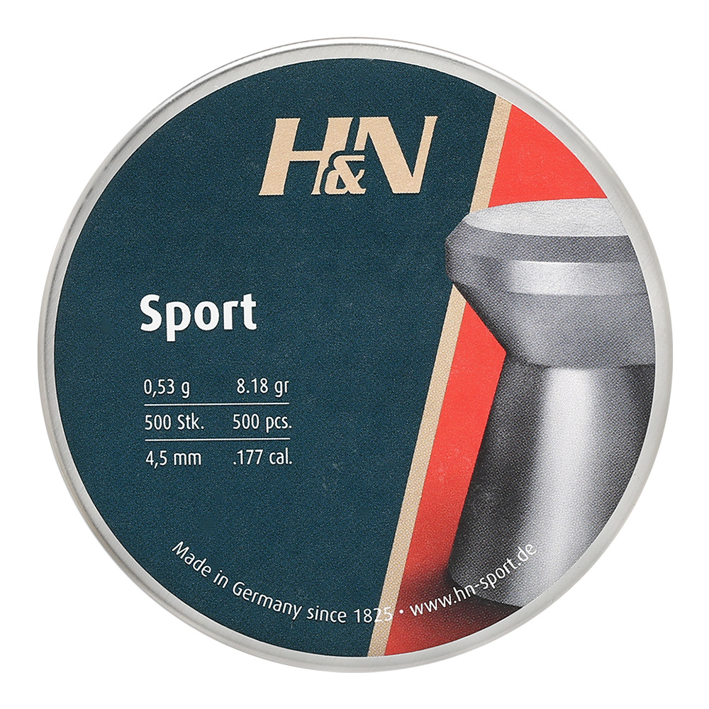 H&N Flachkopf-Diabolos Sport 4,5mm 500 Stck Bild 3