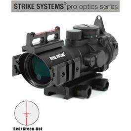 Strike Systems Red-/Green-Dot Scope m.Fiberoptic 4x32mm