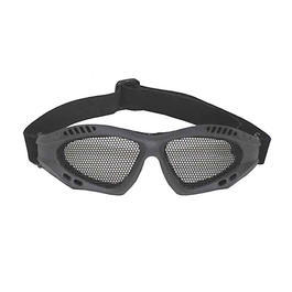 MFH Airsoftbrille anthrazit mit Metallgittereinsatz
