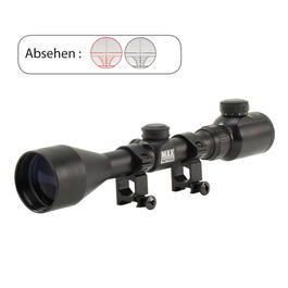 freie Waffen - MAX Tactical Zielfernrohr 3-9x50E&nbsp;beleuchtet mit Ringe f&uuml;r 22 mm Schiene