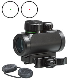 UTG 2.6 CQB Micro ITA Red- / Green-Single-Dot Leuchtpunktzielgert inkl. 20-22mm QD-Halterung schwarz