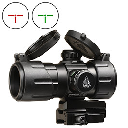 UTG 4.2 ITA Red- / Green-T-Dot CQB Leuchtpunktzielgert inkl. 20-22mm QD Halterung schwarz