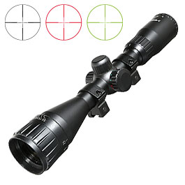 Max Tactical Premium Zielfernrohr 3-9x40 RGB-beleuchtet mit Montageringe fr 11 mm Schiene schwarz