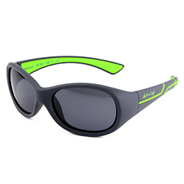 ActiveSol Sonnenbrille Kids @school sports 100% iger UV-Schutz grau/grn