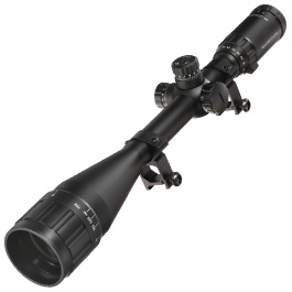 Firefield Tactical 10-40x50AO IR Mil-Dot Zielfernrohr beleuchtet inkl. 20-22mm Ringe schwarz