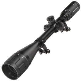 Firefield Tactical 8-32x50AO IR Mil-Dot Zielfernrohr beleuchtet inkl. 20-22mm Ringe schwarz