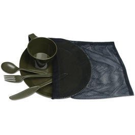 Mil-Tec Essgeschirr Camping-Set oliv 
