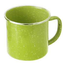 GSI Emaille Tasse gr�n 355ml