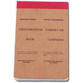 Kanadischer Meldeblock Carnet de Campagne