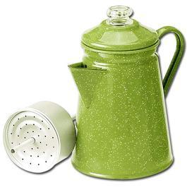 GSI Emaille Kaffeekanne