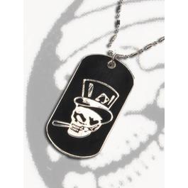 Erkennungsmarke Skull black