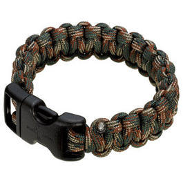 Survival Bracelet woodland 