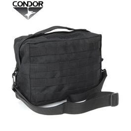 Condor Utility Schultertasche schwarz