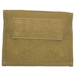 Brusttasche mit Klett und Molle-Befestigungssytem, coyote