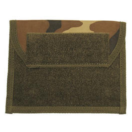 Brusttasche mit Klett und Molle-Befestigungssytem, woodland