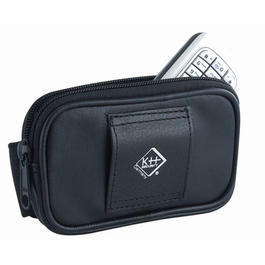 Handytasche Protector, Leder, schwarz
