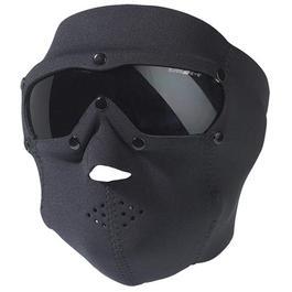 Swiss Eye Neopren Maske mit Brille, schwarz