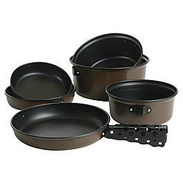 Mil-Tec Koch-Set, Alu, 7-teilig, oliv