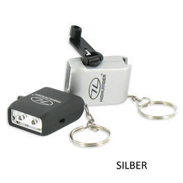 Highlander Mini LED Schl�sselanh�nger silber batterielos