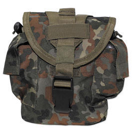 MFH Feldflaschentasche Molle flecktarn