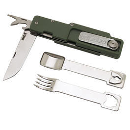 Balad&eacute;o Outdoorbesteck oliv mit 7 Funktionen