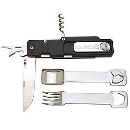 Balad�o Outdoorbesteck schwarz mit 7 Funktionen