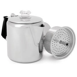 GSI Edelstahl-Kaffeekanne Stovetop 6 Tassen 
