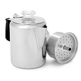 GSI Edelstahl-Kaffeekanne Stovetop 3 Tassen 