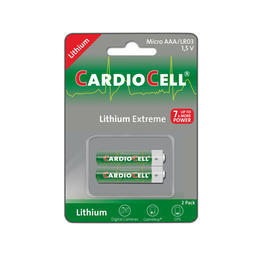 Cardiocell Lithium Extreme Microzelle (AAA, FR03, L92) 2 St&uuml;ck 