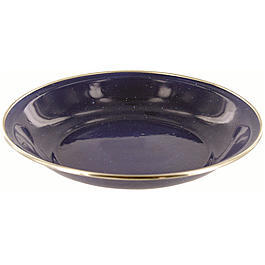 Highlander Suppenteller Emaille Deluxe navy 