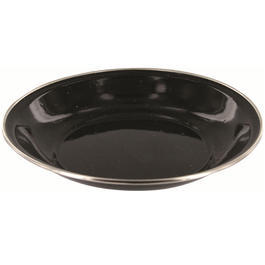 Highlander Suppenteller Emaille Deluxe schwarz 