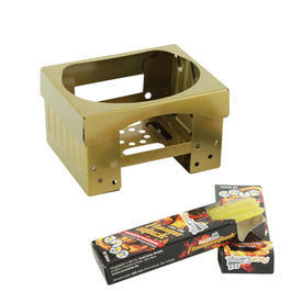 Ace Camp Campingkocher klein, faltbar inkl. 40 Flamesticks  