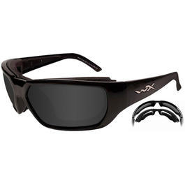 Wiley X Brille Rout smoke grey schwarz 