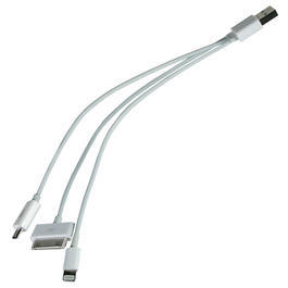 OOTB USB-Ladekabel fr iPhone 1-4/iPad 4-5s wei