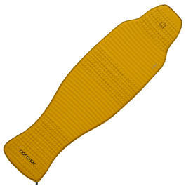 Nordisk Isomatte Grip 2.5 R gelb / schwarz selbstaufblasend mit extrem kleinem Packma
